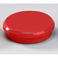 Magnete rund Ø 24mm Haftkraft 300g rot (10 Stück)